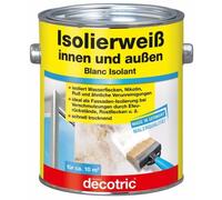 Decotric Isolierweiß 2,0 L Veloce Essiccazione Bianco Isolante Segni di Acqua