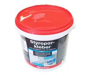 Decotric Stiroporkleber 8kg colla per polistirolo ed espanso rigido