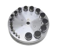 Découpe-Disque - Jeu De 17 Emporte-pièces Robustes En Acier Au Carbone | Kit De Poinçons Et Matrices De Bijouterie Pour Estampage Et Formage | Outil De Découpe Circulaire De Précision Pour Artisanat E