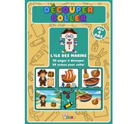 Découper Coller : L'île des marins: 30 pages à découper, 20 scènes pour coller (dès 4 ans)