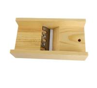 Découpeuse de savon réglable, outil de dé de savon DIY, raboteuse de savon en bois de pin faite à la main avec lame en acier inoxydable pour la fabrication de savon, de bougies,
