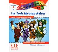 Decouverte bd les trois mousquetaires. Niveau A1 con Audio CD [Lingua francese]