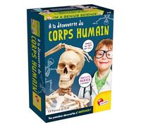 Lisciani - I'm A Genius - Alla scoperta del corpo umano per bambini dai 7 anni - Kit esperienze scientifiche - Imparare l'Anatomia in Divertimento - Gioco Educativo - Made in Italy