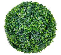 Decovego Bosso Pianta Decorativo 28 cm Palla di Bosso Artificiale Piante Artificiali Pianta Artificiale