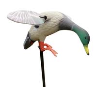 DECOY mallardDucks - 25x16x37 cm Deca ad ala rotante, del movimento della batteria, modello di caccia a telecomando | Attra attrattore di volante realistica per il campo di caccia agli