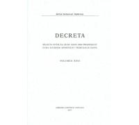 Decreta. Selecta inter ae quae anno 2008 prodierunt cura eiusdem