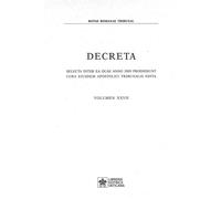 Decreta. Selecta inter ae quae anno 2009 prodierunt cura eiusdem