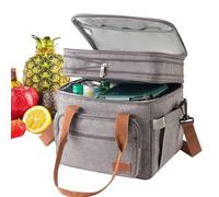Decroil E Borsa Più Calda - Costruzione Di Isolati 18 L, Design Di Perdite Robusto, Organizzatore Alimentare Multi-Scomparti, Tote Di Stoccaggio Termico Riutilizzabile Per Un Utili