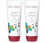 Decubal Junior Crema | Crema idratante quotidiana per bambini con pelle secca e sensibile | Con vitamina E | 200 ml (Confezione da 2)
