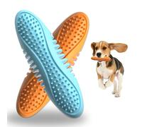 DECUIOCC Confezione da 2 Giocattoli per Cani, Indistruttibili per Masticatori Aggressivi, Gomma Naturale Premium Particolarmente Robusta per La Pulizia dei Denti con Cani di Taglia Media e Grande