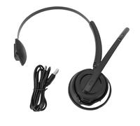 Decumeby Auricolare, Cuffie Wireless a Orecchio Singolo con Microfono a Cancellazione di Rumore e Driver Dinamico da 40 Mm, per Autisti di Camion Lavoratori Remoti Studenti di Call