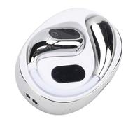 Decumeby Auricolari per Traduzione AI in Tempo Reale, Auricolari per Traduttore con Gancio per L'orecchio, 80 Lingue 5 Ore, Dispositivo di Traduzione in 4 modalità per Riunioni di (argento bianco)