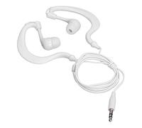 Decumeby Cuffie da Nuoto, Cuffie a Conduzione Impermeabili, Auricolari da Nuoto con Spinotto da 3,5 Mm con Tappi per le Orecchie Sostitutivi per la Corsa e il Surf (WHITE)