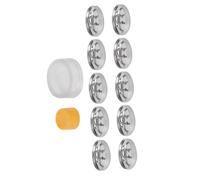 Decumeby Kit di Strumenti per L'assemblaggio di Pulsanti per la Copertura della Base dei Pulsanti Rotondi Strumenti Durevoli per la Creazione di per Gioielli e Regali (20MM)