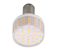 Decumeby Lampada LED a Mais B15 da 10 W Senza Sfarfallio Lampadina a Risparmio Energetico per Lampada da Soffitto 85-265 V, Protezione degli Occhi per Illuminazione Domestica e Giardino (Luce calda)