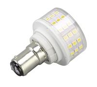 Decumeby Lampada LED a Mais B15 da 10 W Senza Sfarfallio Lampadina a Risparmio Energetico per Lampada da Soffitto 85-265 V, Protezione degli Occhi per Illuminazione Domestica e Giardino (luce bianca)