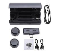 Decumeby Microfono Lavalier Wireless, Microfono da Bavero con a Cancellazione del Rumore con Riverbero Integrato, per Dispositivi Mobili in Streaming Live Registrazione di Brevi