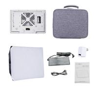 Decumeby Pannello LED RGB da 100 W, 1008 Perline LED, Temperatura Colore 2500 K 9900 K, con Controllo APP e Schermo LCD TFT, per lo Streaming di Fotografie in Studio di Gioco (Spina europea)