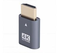 Decumeby Spina Fittizia HDMI da 2 Pezzi, Emulatore EDID Adattatore Display Virtuale 4K 60Hz, Presa per Monitor Senza Testa per Server Desktop Remoto di Crypto Mining