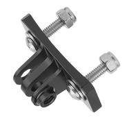 Decumeby Supporto per Montaggio Fisso per Casco da Paracadutismo Adattatore per Montaggio su Casco in Lega di Alluminio Durevole per 7 6 5 4 Action Camera per Ciclismo All'aperto (BLACK)