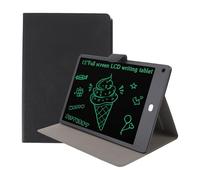 Decumeby Tavoletta da Scrittura LCD da 12", Blocchi da Disegno Elettronici Riutilizzabili Cancellabili, Blocco Note Digitale con Custodia in PU Penna Nera per Prendere Appunti