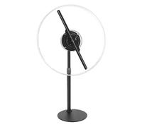 Decumeby Ventilatore con Ologramma 3D, Proiettore con Ologramma da 12,59" con Copertura, 234 Perline LED, Display con Ventola Rotante 1024 * 234PX per il Bar del Negozio di Halloween (Spina europea)