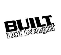 Decus Built Not Bought L 1193 (Nero Opaco) // Adesivo OEM JDM Style Vinyl Transfer