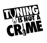Decus Shop Tuning is not a Crime // Sticker OEM JDM Style Sticker