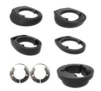 Deda Elementi Alanera RS Kit Distanziale Auricolare Nylon Nero