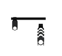 Deda-Elementi kit spessori poggiagomiti nero