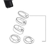 DEDA Kit Distanziali Manubrio Alanera, Sport, Nero, Taglia Unica