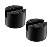 DEDC 2 pz Auto Universale Tampone di Gomma 5 cm Sollevatore Adattatore di Protezione Presa da Terra per Binario Pad Nero