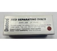 Dedeco N° 7021 Rosso Separando Dischi 3.3cm X .025 " 100 / Bx
