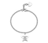 Dedica Regalo da Nipote a Nonna Bracciale Stella Ti Voglio Bene Acciaio SBY038