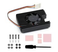Dedicated All-in-One 3007 Cooling Fan for Raspberry Pi Compute Module 4 CM4 Fan with Thermal Tapes, PWM Speed Adjustable