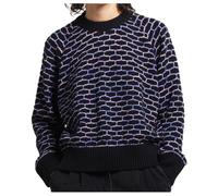 DEDICATED - Women's Sweater Husie Honey Comb - Maglione XL blu/nero