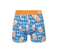 Dedoles Boxer Shorts Uomo & Bambino Mutande Intimo Cotone con Tanti Design Divertenti, Colore: Blu, Disegno: La Conta delle Birre (Boxer Aderenti), Taglia: S