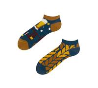 Dedoles Buonumore Calzini alla Caviglia Donna e Uomo Calze Corti Cotone Taglio Basso (35-38, Beer Time Ankle)