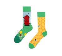 Dedoles Calzini Unisex Donna Uomo & Bambini Calze Cotone con tanti Design divertenti sinistra destra diversi, colore: Multicolore, disegno: Alveare, taglia: 39-42