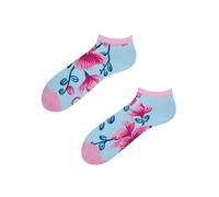 Dedoles Calzini Unisex Donna Uomo & Bambini Calze Cotone con tanti Design divertenti sinistra destra diversi, colore: Rosa, disegno: Orchidea (alla caviglia), taglia: 39-42