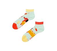 Dedoles Calzini Unisex Donna Uomo & Bambini Calze Cotone con tanti Design divertenti sinistra destra diversi, colore: Multicolore, disegno: Hot dog (alla caviglia), taglia: 35-38