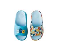 Dedoles Ciabatte Donna Uomo & Bambini Sandali per Spiaggia e Piscina con tanti Design Patatine Fiori Volpe Lama Nuvole Ketchup Regalo, Colore: Mostri divertenti, Misurare: 31 EU