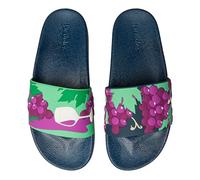Dedoles Ciabatte Donna Uomo & Bambini Sandali per Spiaggia e Piscina con tanti Design Patatine Fiori Volpe Lama Nuvole Ketchup Regalo, Colore: Vino e uva, Misurare: 45 EU