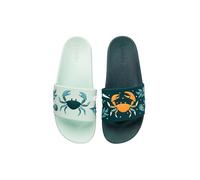 Dedoles Ciabatte Donna Uomo & Bambini Sandali per Spiaggia e Piscina con tanti Design Patatine Fiori Volpe Lama Nuvole Ketchup Regalo, Colore: Granchio di mare, Misurare: 41 EU