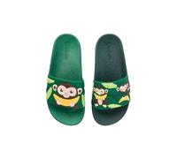 Dedoles Ciabatte Donna Uomo & Bambini Sandali per Spiaggia e Piscina con tanti Design Patatine Fiori Volpe Lama Nuvole Ketchup Regalo, Colore: Scimmia nella giungla, Misurare: 32 EU