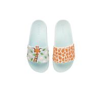Dedoles Ciabatte Donna Uomo & Bambini Sandali per Spiaggia e Piscina con tanti Design Patatine Fiori Volpe Lama Nuvole Ketchup Regalo, Colore: Giraffa adorabile, Misurare: 40 EU