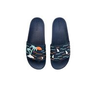 Dedoles Ciabatte Donna Uomo & Bambini Sandali per Spiaggia e Piscina con tanti Design Patatine Fiori Volpe Lama Nuvole Ketchup Regalo, Colore: Isola tropicale, Misurare: 41 EU