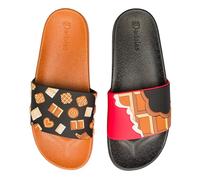 Dedoles Ciabatte & Pantofole Donna Uomo & Bambini Sandali per Spiaggia e Piscina con tanti Design Patatine Fiori Volpe Lama Nuvole Ketchup Regalo, Colore: Amore per il cioccolato, Misurare: 36 EU