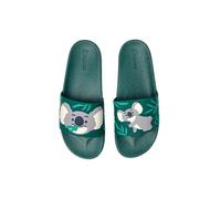 Dedoles Ciabatte & Pantofole Donna Uomo & Bambini Sandali per Spiaggia e Piscina con tanti Design Patatine Fiori Volpe Lama Nuvole Ketchup Regalo, colore: Verde, disegno: Koala e foglie, taglia: 46