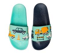 Dedoles Ciabatte & Pantofole Donna Uomo & Bambini Sandali per Spiaggia e Piscina con tanti Design Patatine Fiori Volpe Lama Nuvole Ketchup Regalo, Colore: Macchinine, Misurare: 33 EU